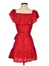 Speechless Polka Dots Red Casual Dress Size XS - photo 2