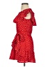 Speechless Polka Dots Red Casual Dress Size XS - photo 5