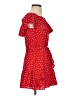 Speechless Polka Dots Red Casual Dress Size XS - photo 4
