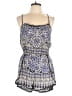 Angie 100% Rayon Paisley Blue Romper Size L - photo 1