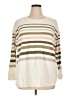 Zenergy by Chico's Stripes Ivory Pullover Sweater Size XL - photo 1
