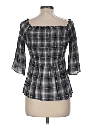 En Creme 3/4 Sleeve Blouse (view 2)
