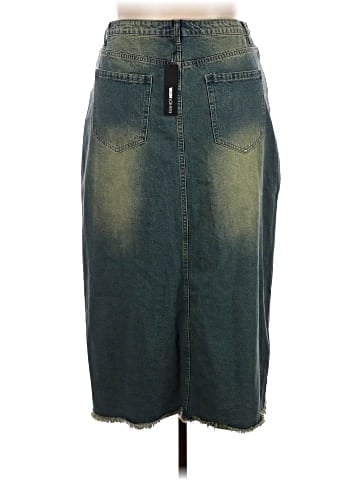 Fashion Nova Denim Skirt (view 2)
