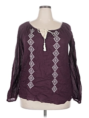 Lucky Brand Long Sleeve Blouse (view 1)