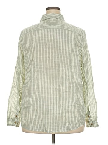 Natural Reflections Long Sleeve Button-Down Shirt (view 2)