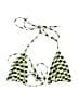 Triangl Print Green Swimsuit Top Size M - photo 1
