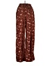 Romwe Paisley Burgundy Casual Pants Size S - photo 1