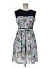 Guess 100% Polyester Floral Blue Cocktail Dress Size M - photo 1