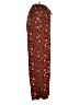 Romwe Paisley Burgundy Casual Pants Size S - photo 4