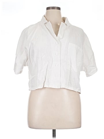 DKNY Short Sleeve Blouse (view 1)