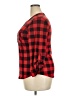 Dna Couture Plaid Red 3/4 Sleeve Blouse Size 2X - photo 5