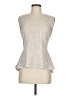 BCBGMAXAZRIA Ivory Sleeveless Blouse Size M - photo 1