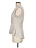 BCBGMAXAZRIA Ivory Sleeveless Blouse Size M - photo 5