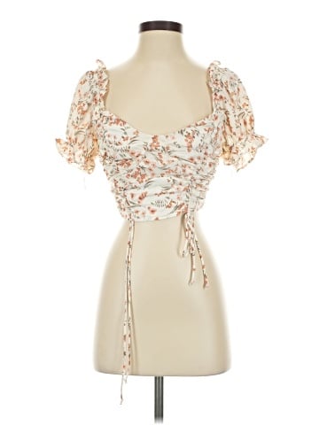 Blanc Short Sleeve Blouse (view 1)