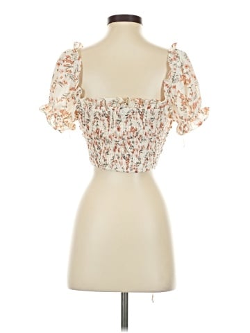 Blanc Short Sleeve Blouse (view 2)