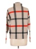 Tahari Plaid Tan Turtleneck Sweater Size L - photo 2