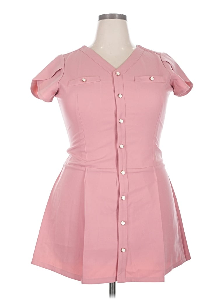 Assorted Brands Casual Dress In Pink