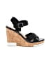 Shoe Republic LA Black Wedges Size 8 - photo 1