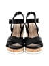 Shoe Republic LA Black Wedges Size 8 - photo 2