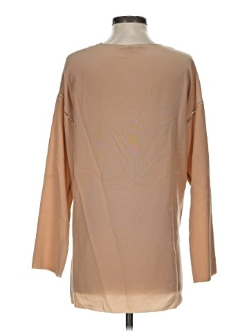 Vince. Long Sleeve Silk Top (view 2)