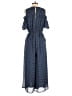 ABS Allen Schwartz 100% Polyester Polka Dots Blue Jumpsuit Size S - photo 2