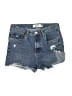 Refuge Hearts Blue Denim Shorts Size 9 - photo 1