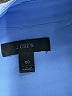 J.Crew 100% Silk Blue Long Sleeve Silk Top Size 00 - photo 7