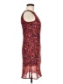 I.N. Studio 100% Polyester Paisley Burgundy Cocktail Dress Size 6 (petite) - photo 4
