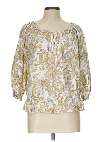 IZOD 3/4 Sleeve Blouse (view 1)