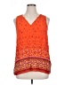 Old Navy 100% Rayon Orange Sleeveless Blouse Size XL - photo 1