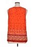 Old Navy 100% Rayon Orange Sleeveless Blouse Size XL - photo 2