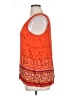 Old Navy 100% Rayon Orange Sleeveless Blouse Size XL - photo 5