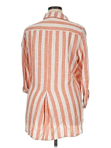 Peck & Peck 3/4 Sleeve Button-Down Shirt (view 2)