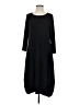 Marla Wynne Solid Black Casual Dress Size S - photo 1