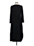 Marla Wynne Solid Black Casual Dress Size S - photo 2