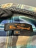 Ben Sherman 100% Cotton Plaid Blue Long Sleeve Button-Down Shirt Size M - photo 7