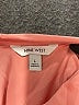 Nine West 100% Polyester Color Block Pink Long Sleeve Blouse Size L - photo 7