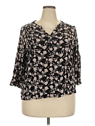 Monday Fun 3/4 Sleeve Blouse (view 1)