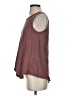 Dylan 100% Cotton Burgundy Sleeveless Top Size XS - photo 5