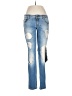 Zara TRF Hearts Blue Jeans Size 6 - photo 1