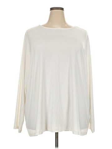 Susan Graver Long Sleeve T-Shirt (view 1)