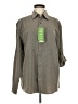Haggar Houndstooth Gray Long Sleeve Blouse Size M - photo 1