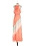 Maurices 100% Polyester Color Block Orange Casual Dress Size M - photo 2