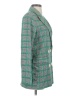 Topshop Plaid Green Blazer Size 4 - photo 4