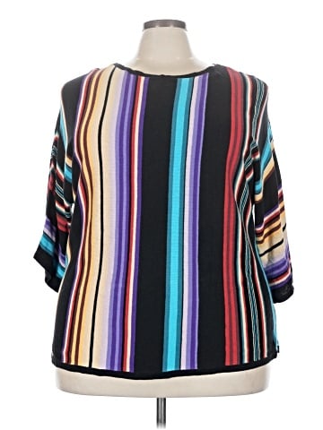 Chaps 3/4 Sleeve Blouse (view 1)