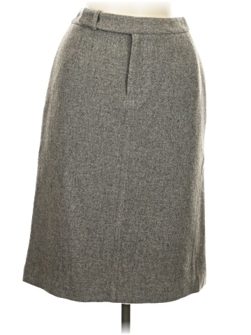 Linda Allard Ellen Tracy Wool Skirt (view 1)