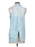 Cloth & Stone 100% Lyocell Blue Sleeveless Button-Down Shirt Size S - photo 2