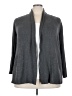 JM Collection Gray Cardigan Size 3X - photo 1