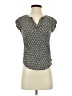 Willi Smith 100% Rayon Gray Short Sleeve Blouse Size S - photo 1