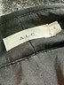 A.L.C. 100% Nylon Metallic Black Casual Pants Size 6 - photo 7